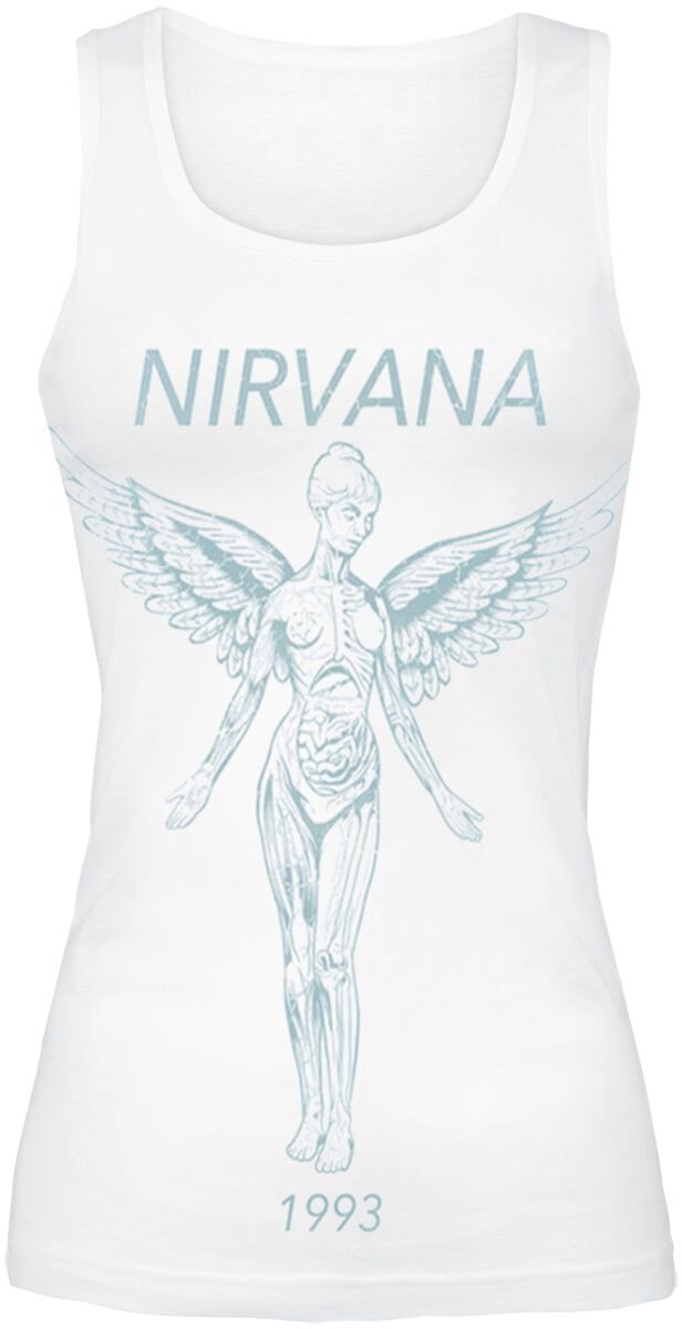 Nirvana Angel Dames Top - wit - M