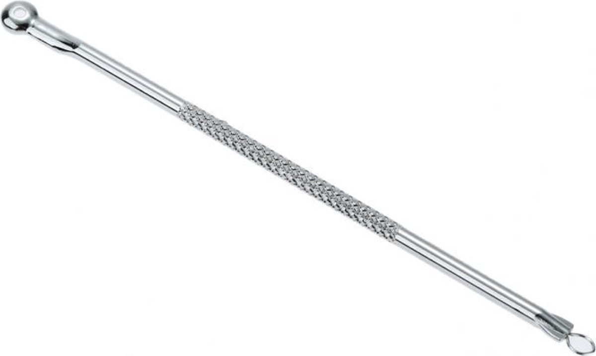 Scoby - Mee-eter Verwijderaar - Comedonenlepel - Blackhead Remover - RVS - Zilver