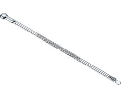 Scoby - Mee-eter Verwijderaar - Comedonenlepel - Blackhead Remover - RVS - Zilver
