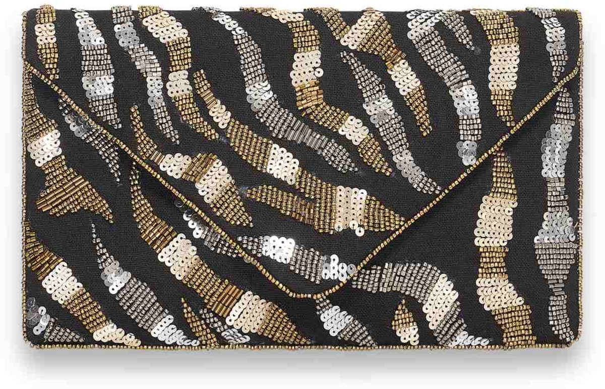 Zebra clutch ( zwarte )