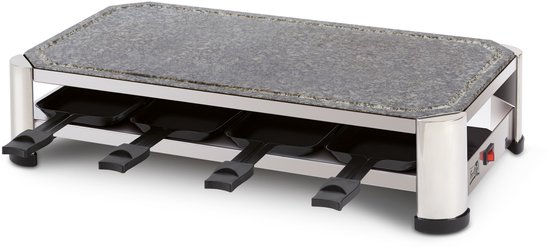 FRITEL Steengrill SG 2180 - Hotstone Grill / Raclette Kerst - Natuursteen - 1500W - 49