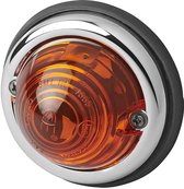 Lot De 2 Feux De Position Latéraux Orange 12V - 110x45x51 Mm, Ampoule C5W Incluse - Certifié E Pour Remorque, Caravane