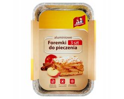 Jan Niezbędny - Aluminium Bakvormen - 3 Stuks - Smeervrij - Diepvriesbestendig