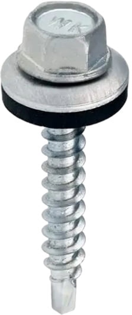 Wkręt-met - Boorverf Schroef - 4,8x35mm - Verzinkt - 20 stuks