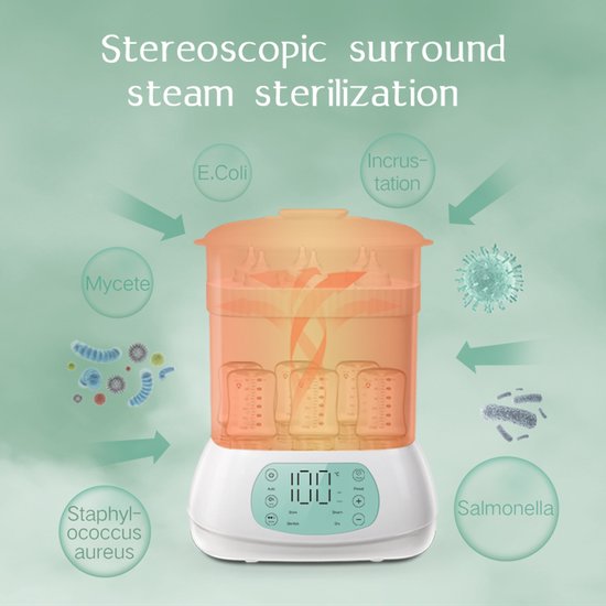 Zimeitu Baby Bottle Sterilizer Electric Steam - Baby Fles reiniger — afbeelding 3