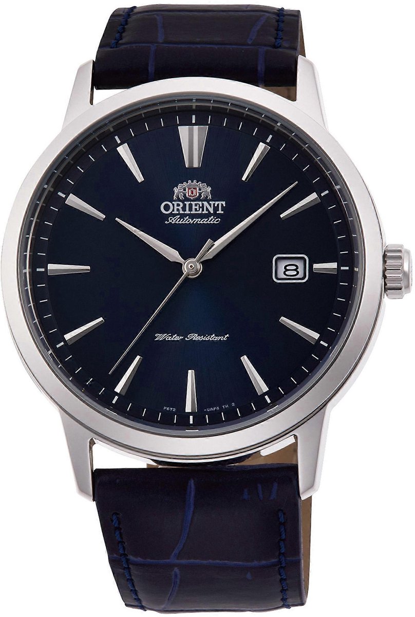 ORIENT Contemporary horloge automaat blauw leder RA-AC0F06L30B (PSQ05)