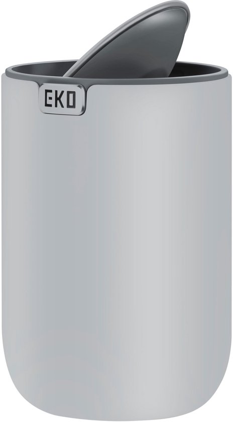 EKO - Fandy Tafelprullenbak 1,5 Liter - Grijs - Kunststof