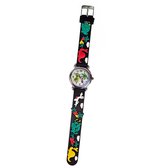 Fako® - Kinderhorloge - 3D - Dinosaurus - Dino - Zwart