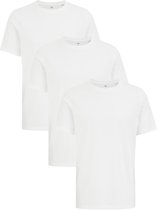 WE Fashion Heren Regular fit t-shirt van 100% katoen, 3-pack