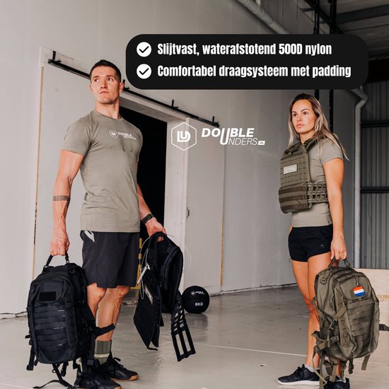 DoubleUnders - Tactical bag - Fitness tas - Sporttas - Kleur Groen