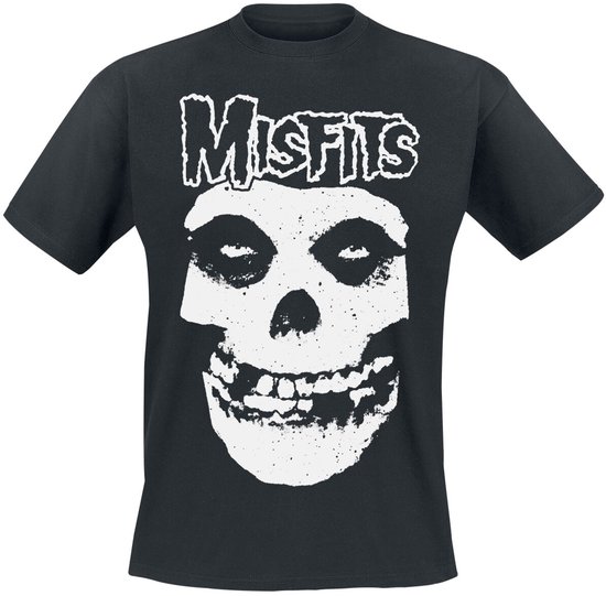 Misfits White Logo Heren T-shirt - zwart - XXL