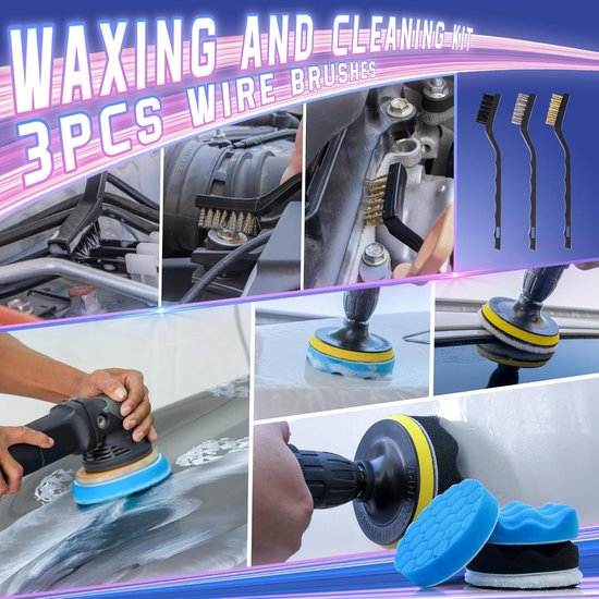 Car Cleaning Tools Kit, 26-Delige Auto-Detailleringsborstelset, Auto-Detailleringsboorborstelset Voor Het Reinigen Van Auto-Interieur, Exterieur, Wielen, Dashboard, Leer, Ventilatieopeningen