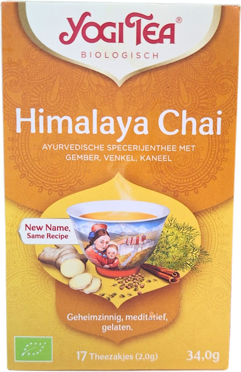 Goedkoopste YOGI TEA HIMALAYA CHAI LOS BIO