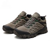 Wandelschoenen - Waterdicht - Lederen - Hicking schoenen - Berg schoenen - Wandelschoenen heren - Khaki - Maat 40
