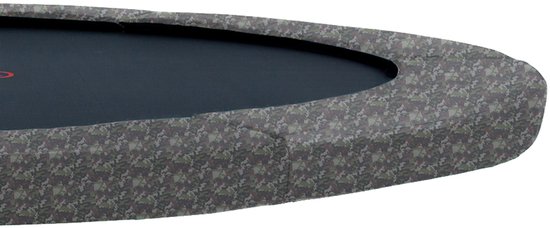 Avyna Trampoline Rand Ø365 cm – Rond – Camouflage – Voor Opbouwtrampoline – Duurzame Bescherming