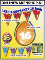 Feestpakket 16 jaar