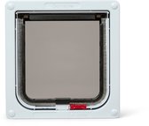 Cat Mate Afsluitbaar Kattenluik Weerbestendig met Magnetische Sluiting - 20cm x 19.2cm - Wit - 304W