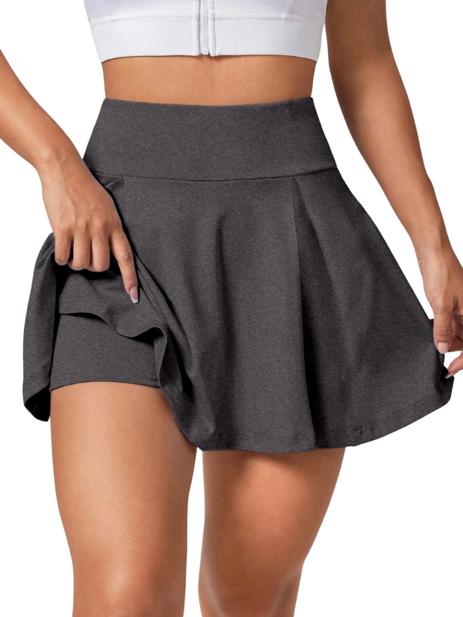 Bovista Rokje Dames Korte Korte Broek Wandelrok Legging Donkergrijs
