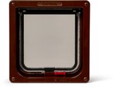 Cat Mate Afsluitbaar Kattenluik 19,2 cm x 20 cm - bruin - 234B