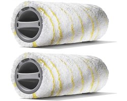 Vervangingsrollen - 2 Stuks - Microvezelrollen - Floor Cleaner Accessoire - Universeel Vloerreinigingsmiddel - Geschikt Voor De Kärcher Fc 3, Fc 5, Fc 5 Snoerloze En Fc 7 Snoerloze Vloerreinigers