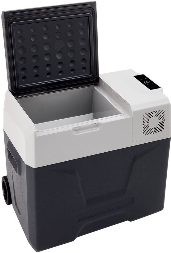 Auto Koelkast 50L / 52,8 QT Draagbare Vriezer - -20°C tot 20°C, Enkelzone met Wielen en Handvat - 12/24V DC en 100-240V AC Compressor Koeler voor Outdoor Kamperen van Merkloos — afbeelding 2