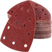 Schuurbladen 60 stuks - 11 gaats schuurpads - Schuurpapier voor schuurmachines - 40/60/80/120/180/240 korrels