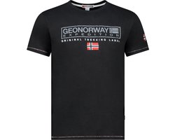 Geographical Norway - Heren Tee SS Jasic Shirt - Zwart - Maat M