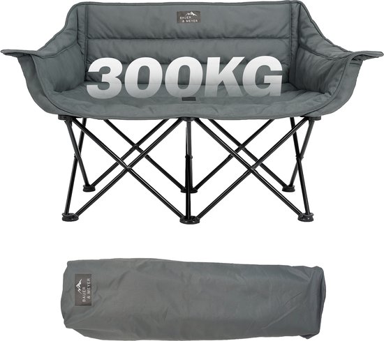 EVER ADVANCED Luxe Moonchair XXL campingstoel, opvouwbaar, 150 kg