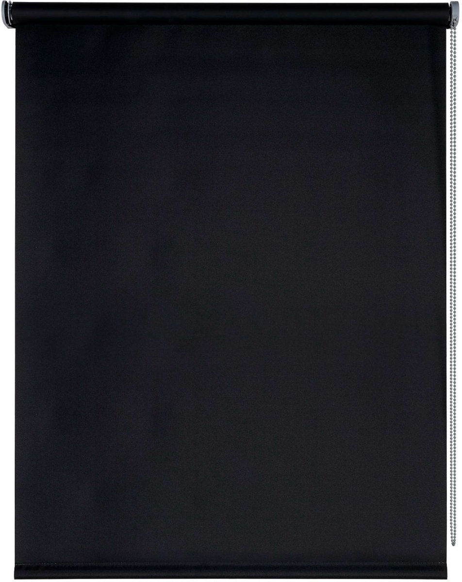 Storesdeco Opaco Moon rolgordijn, Blackout rolgordijn Zwart, 200x250 cm