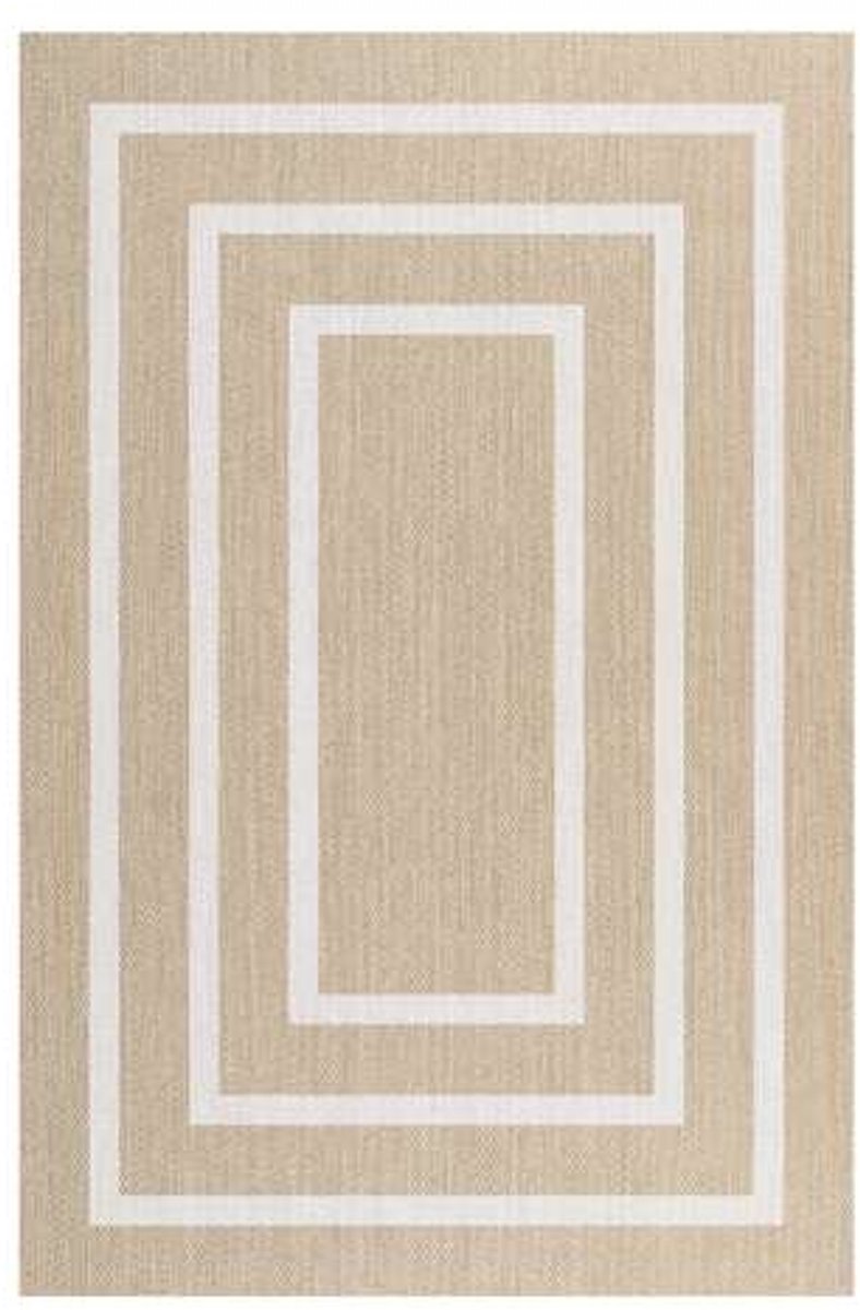 Storesdeco Premium vinyl vloerkleed, wasbaar, antislip en slijtvast – rechthoeks Wits 160x230 cm