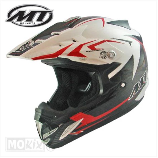 MT STEEL ZWART/ROOD (XXXS) S CROSSHELM KIND