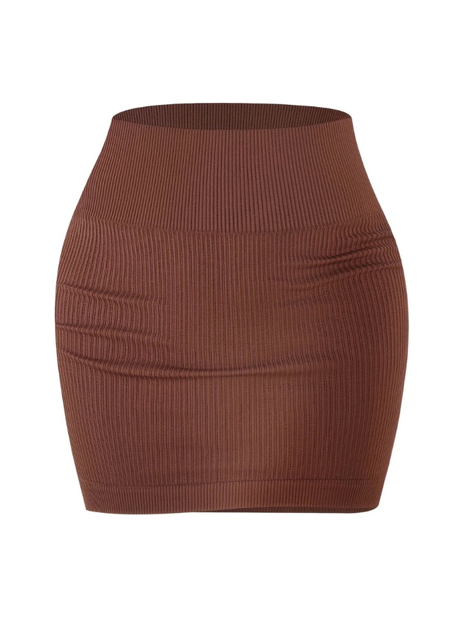 Nivard Rokje Dames Korte Korte Broek Wandelrok Legging Koffie Bruin