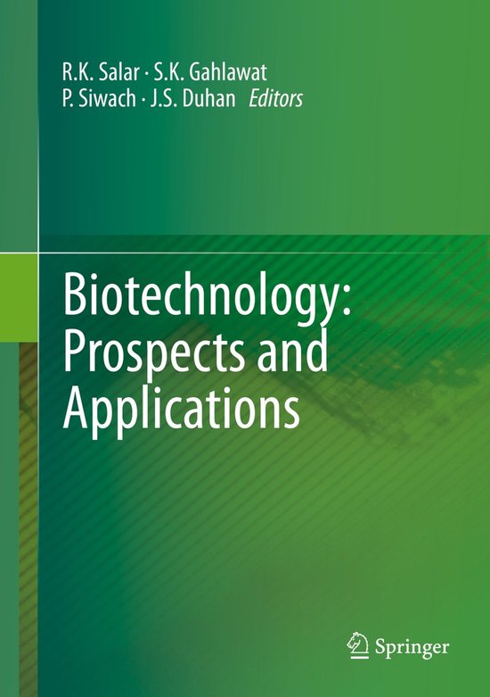 Biotechnology Prospects and Applications - cover