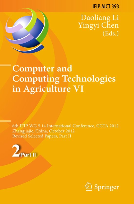 Computer and Computing Technologies in Agriculture VI - cover