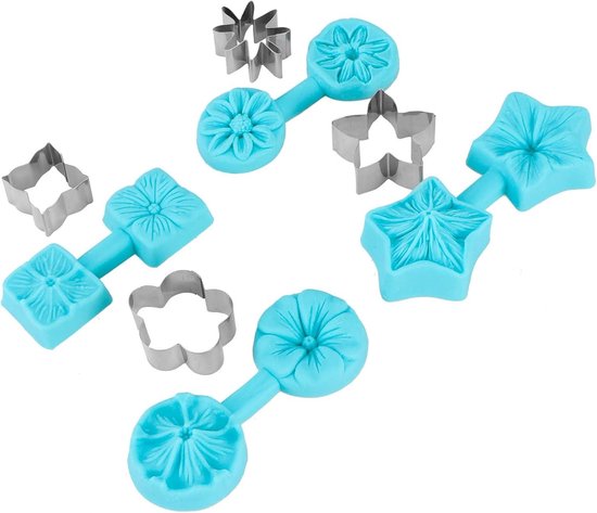 18 stuks siliconen vormen, spuitmondjes voor het g... – Vicedeal