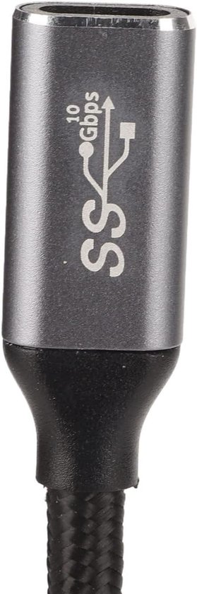 Greluma 2 stuks 90 graden USB C type C mannelijk naar vrouwelijk adapter, opwaarts en neerwaarts gekanteld, rechts en links gehoekt USB C USB 3.1 Type C extensie voor tablet mobiele telefoon
