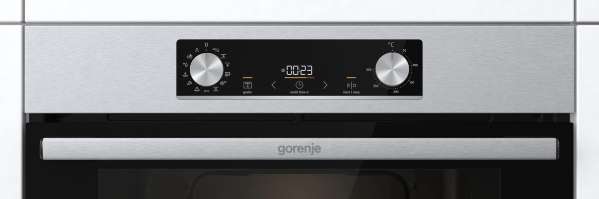 Gorenje BOS6737E13X - Ingebouwd oven - 77l - Kinderslot - Elektrisch - Zelfreinigend - Grill