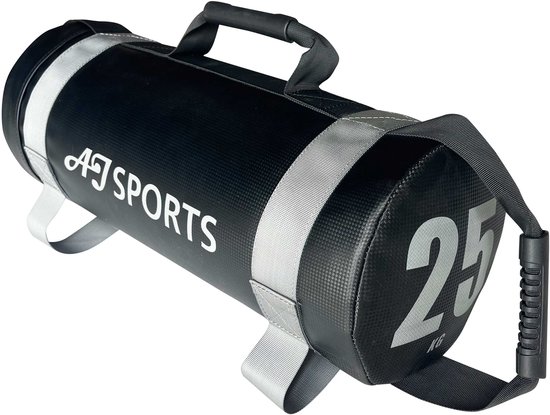 AJ-Sports Power bag 25kg - Core Powerbag - Sandbag - Gewichtszak - Zandzak - Weight Bag - Fitness & Crossfit - Hyrox - Zwart