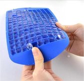 IJsblokjes maken- IJsklontjes - IJsklontjes maker - Siliconen ijsblokjes houder - 160 IJsklontjes - Blauw - KoopjesAap