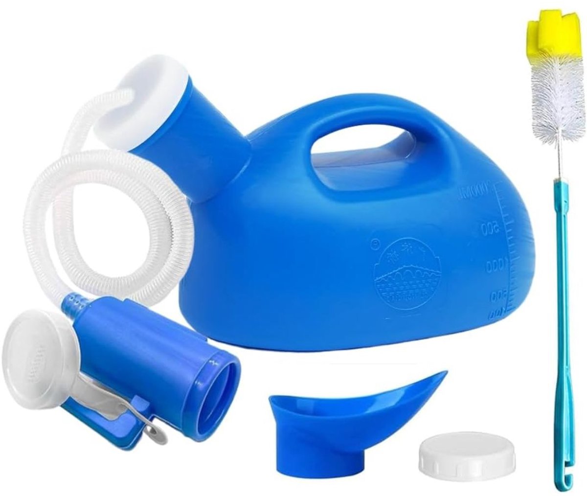 DailySupplies® Urinaal Mannen - Plasfles Vrouw - Met Deksel