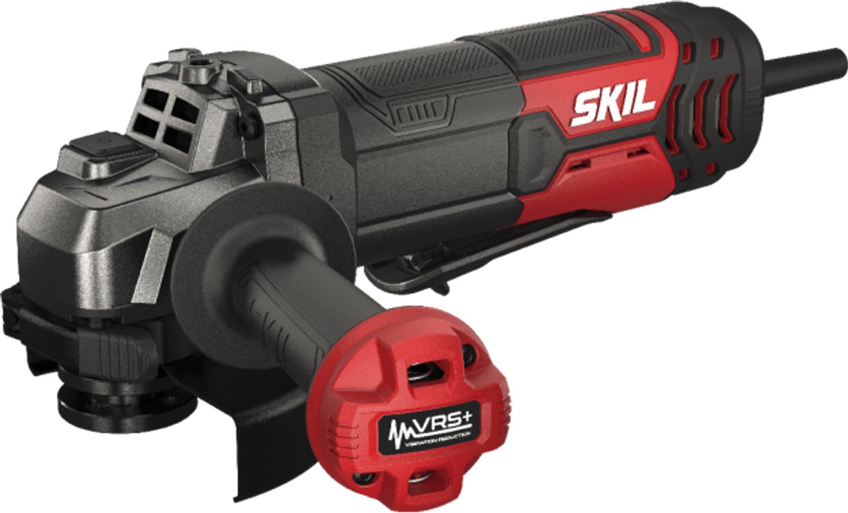 Skil 9132 ab haakse slijper - 850w - 125 mm schijfdiameter - netstroom - antivibratie zijhandgreep - incl. clic beschermkap & sleutel