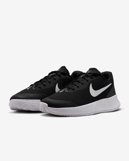 Nike Vapor Lite 2 - Heren - Tennis/Padel Schoen - Indoor - Zwart/Wit - Maat 38.5 - Doos Zonder deksel