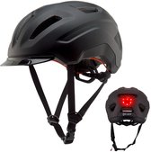 GOOFF Rider fietshelm - meest comfortabele helm met 4TEX voering - matzwart met NTA 8776 extra veilig en voor speed pedelec geschikt - maat L