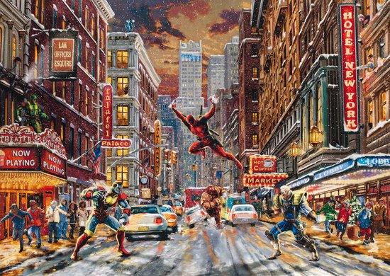Schmidt puzzel Deadpool Snow Day - 1000 stukjes Marvel.