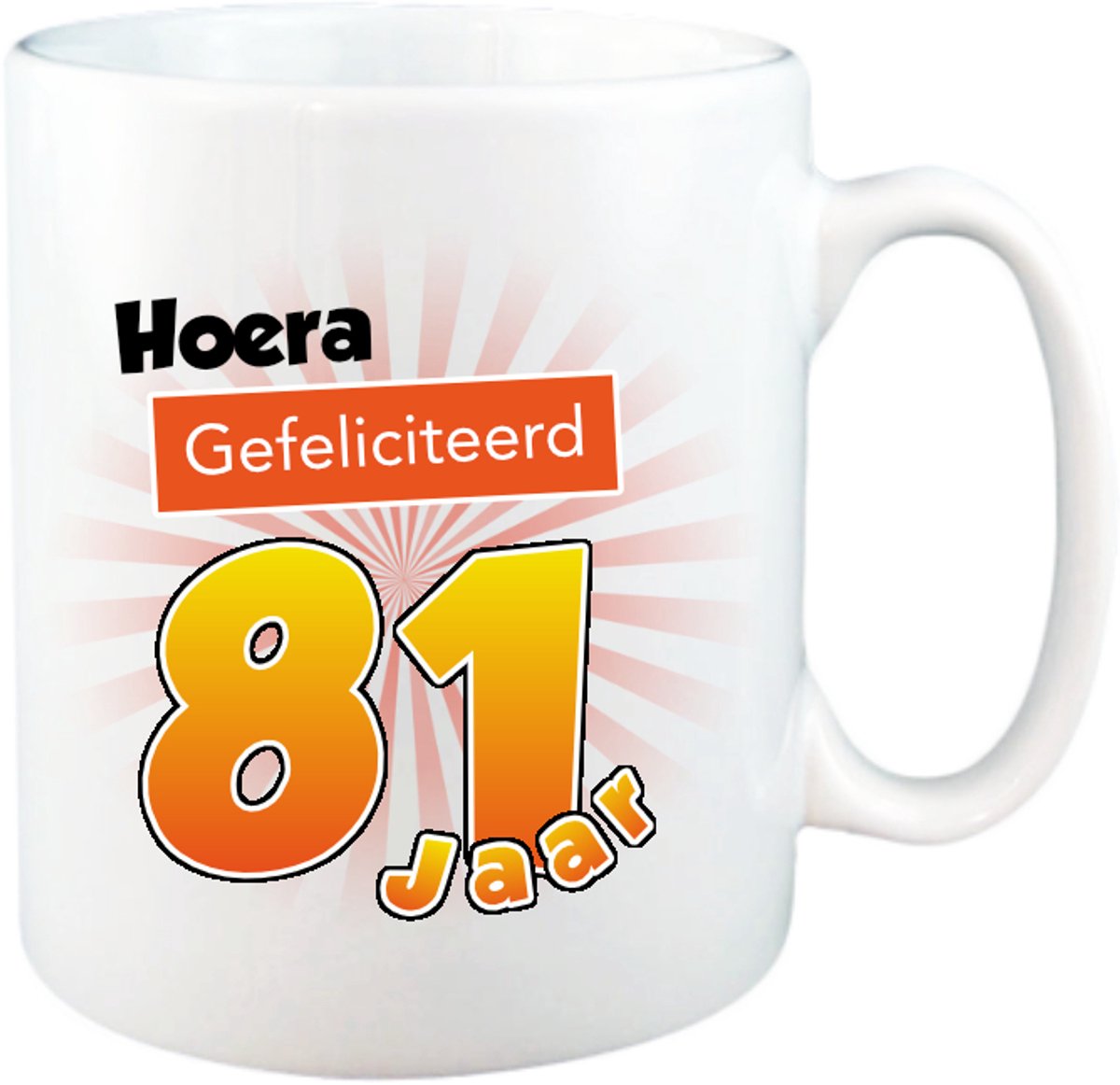 Mok 81 Jaar - Verjaardagsmok 81 Jaar