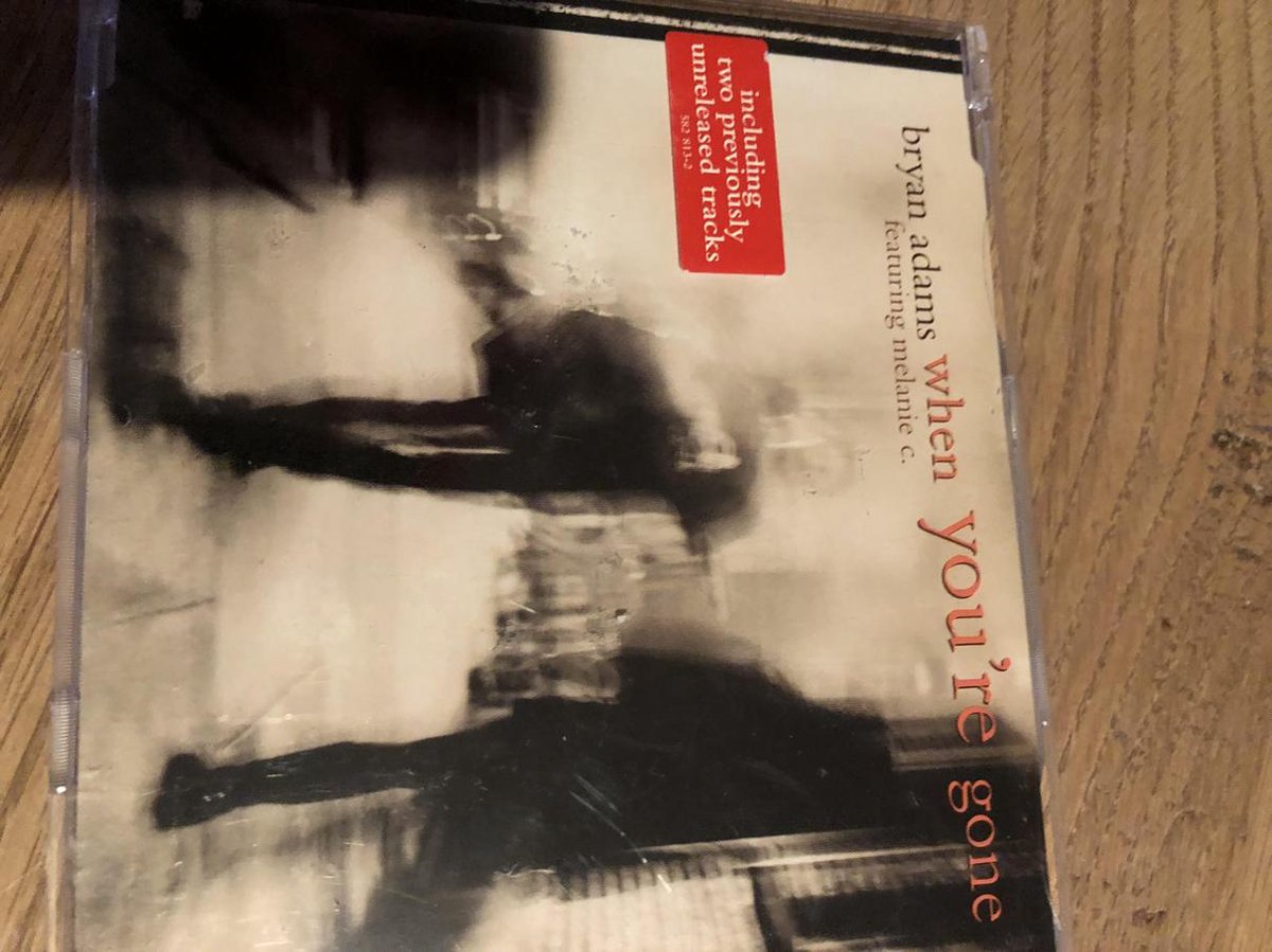 Bryan Adams & Melanie c when you’re gone cd-single