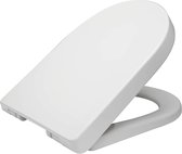 WC-bril met soft-close mechanisme - Toiletbril met antibacteriële bescherming - Softclose bril met universele afmetingen