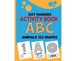 dot markers activity book abc animals 123 shapes