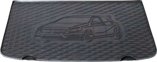 Tapis de coffre en caoutchouc avec impression - Mercedes Classe A