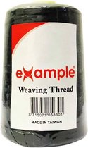 Weave Garen Zwart Weaving Thread Black Large Wave Garen Groot